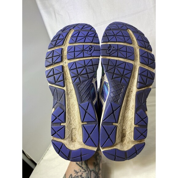 Asics Womens Gel Contend 3 T5F9N Purple Turquoise Running Sneakers Size 8.5 - Picture 4 of 7